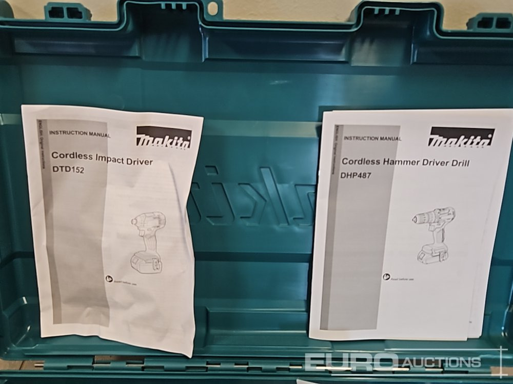 Unused Makita DHP453 18V LXT Combi Dril, Makita DTD152 18V LXT Impact Driver, Battery, Charger, Bit Set - Verkstedutstyr: bilde 3 Unused Makita DHP453 18V LXT Combi Dril, Makita DTD152 18V LXT Impact Driver, Battery, Charger, Bit Set - Verkstedutstyr: bilde 3