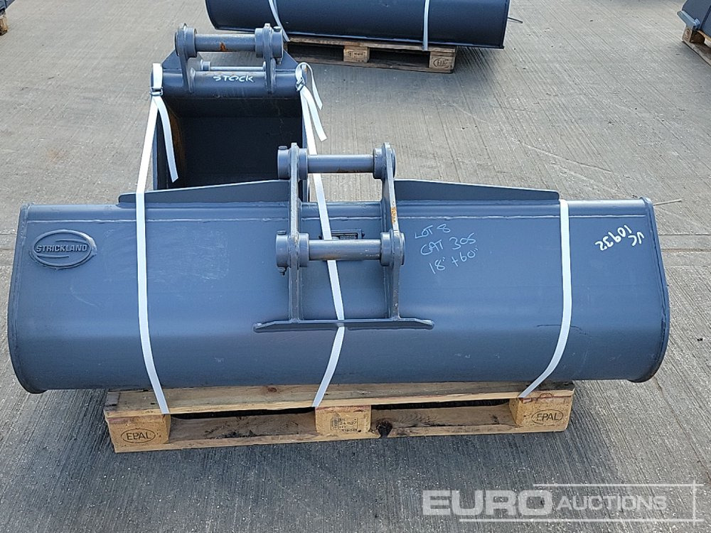 Unused Strickland 60" Ditching, 18" Digging Bucket 45mm Pin to suit 4-6 Ton Excavator - Skuffe: bilde 4 Unused Strickland 60" Ditching, 18" Digging Bucket 45mm Pin to suit 4-6 Ton Excavator - Skuffe: bilde 4