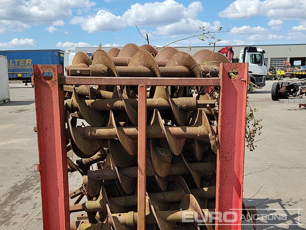 Stillage of 11" Auger Flights - Utstyr for Gravemaskin: bilde 2 Stillage of 11" Auger Flights - Utstyr for Gravemaskin: bilde 2