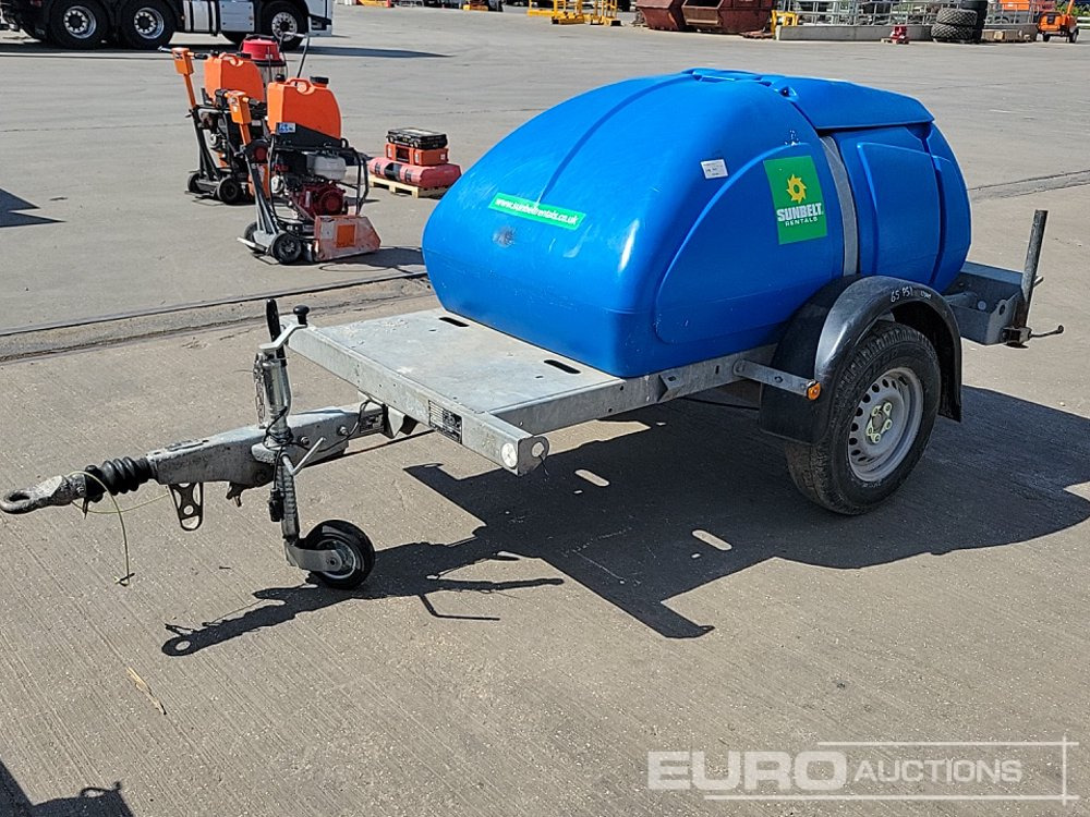 Western Single Axle Plastic Water Bowser - Lagringstank: bilde 1 Western Single Axle Plastic Water Bowser - Lagringstank: bilde 1