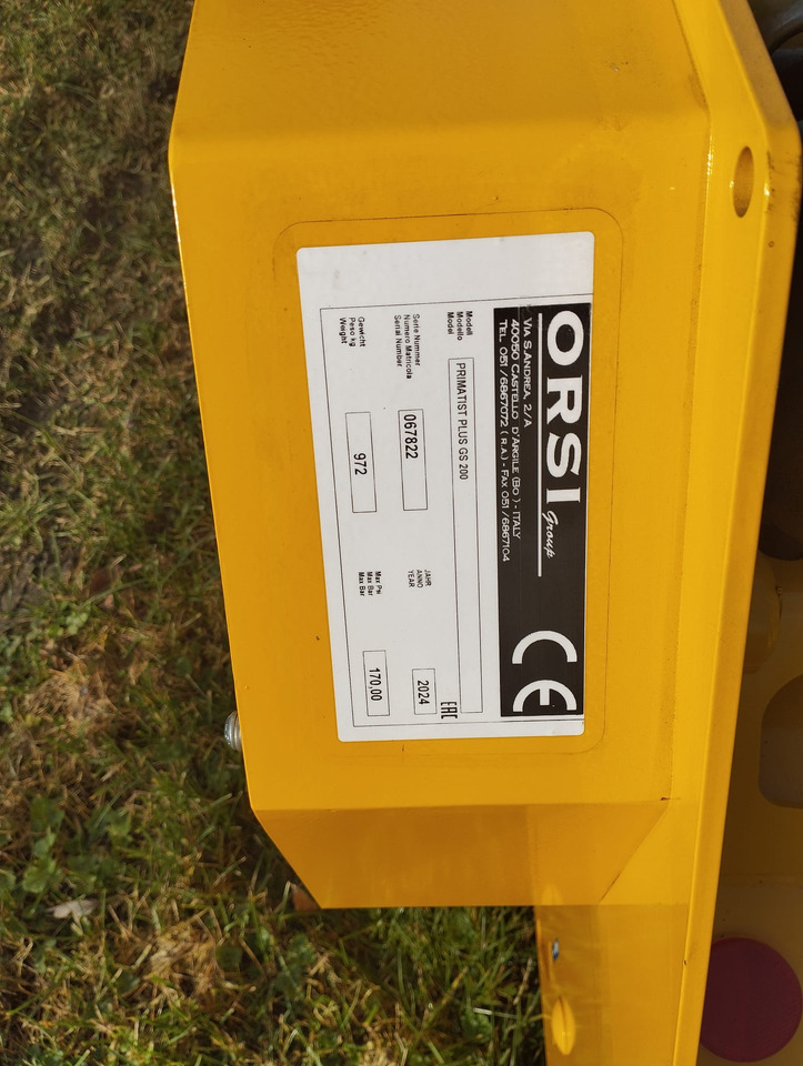 Orsi trincia laterale nuova Primatist Plus GS 200 - Sidemontert beitepusser: bilde 3 Orsi trincia laterale nuova Primatist Plus GS 200 - Sidemontert beitepusser: bilde 3