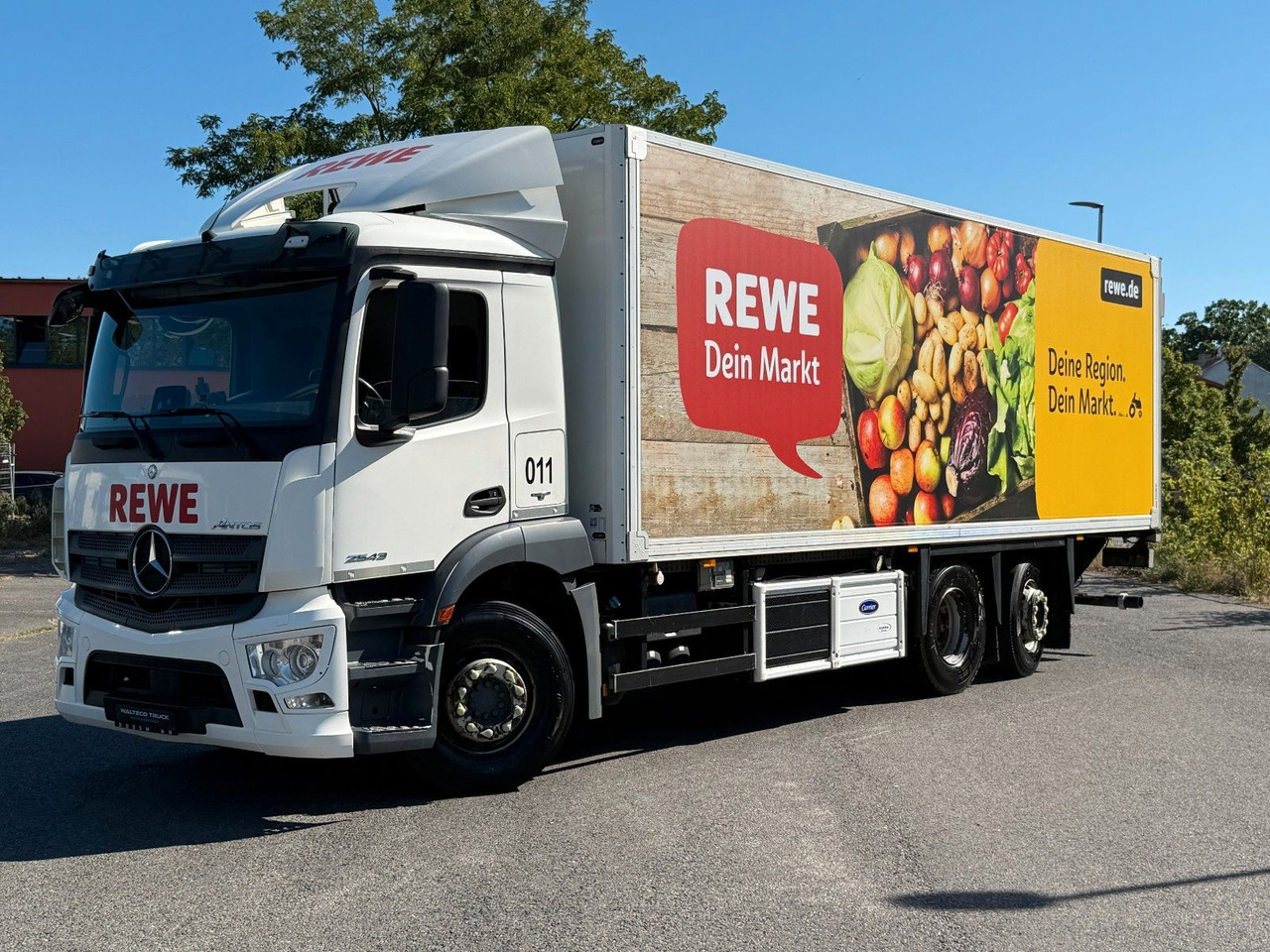 Mercedes-Benz Antos 2543 Kühler/Liftachse/8m/Ladebord/Retarder - Lastebil med kjøl: bilde 1 Mercedes-Benz Antos 2543 Kühler/Liftachse/8m/Ladebord/Retarder - Lastebil med kjøl: bilde 1