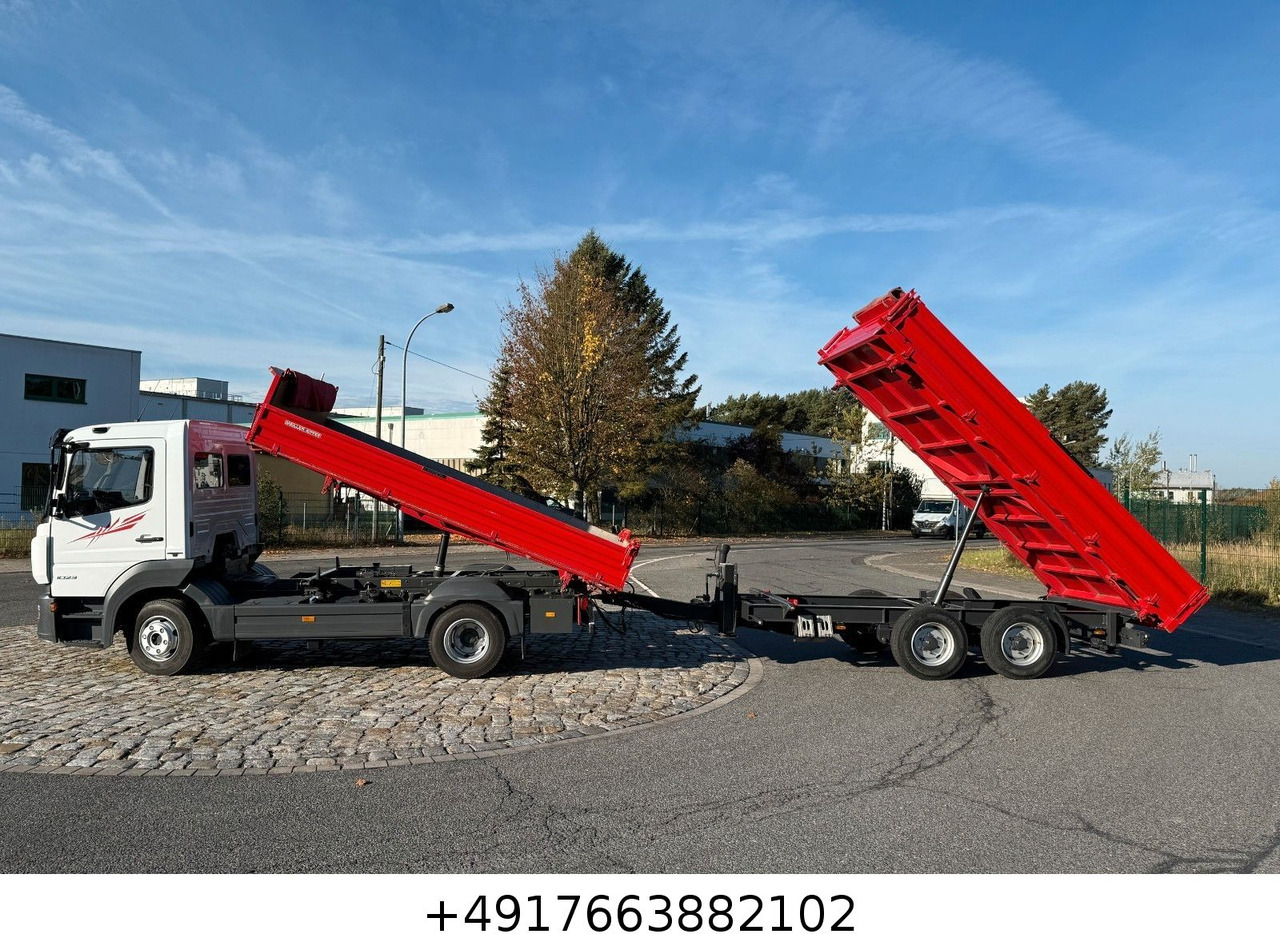 Mercedes-Benz Atego 1023 + Anhänger Dreiseitenkipper - Tippbil: bilde 2 Mercedes-Benz Atego 1023 + Anhänger Dreiseitenkipper - Tippbil: bilde 2