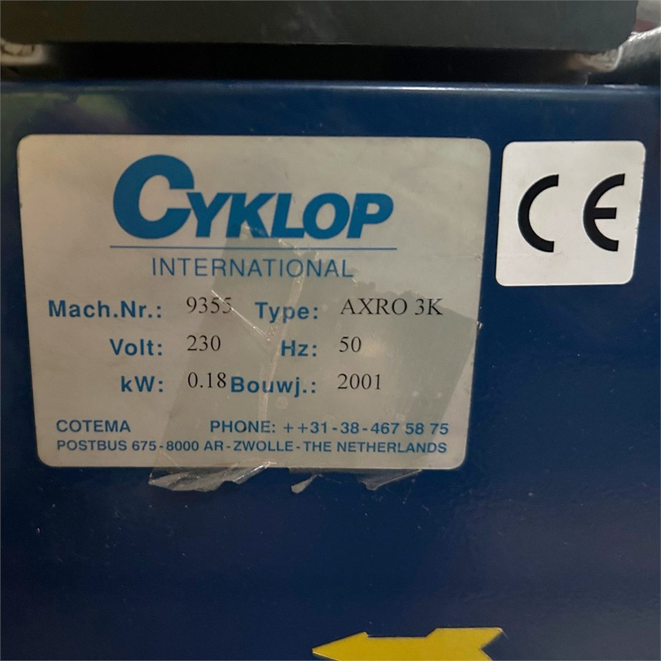 ABC Cyklop Axro 3k - Maskin: bilde 4 ABC Cyklop Axro 3k - Maskin: bilde 4
