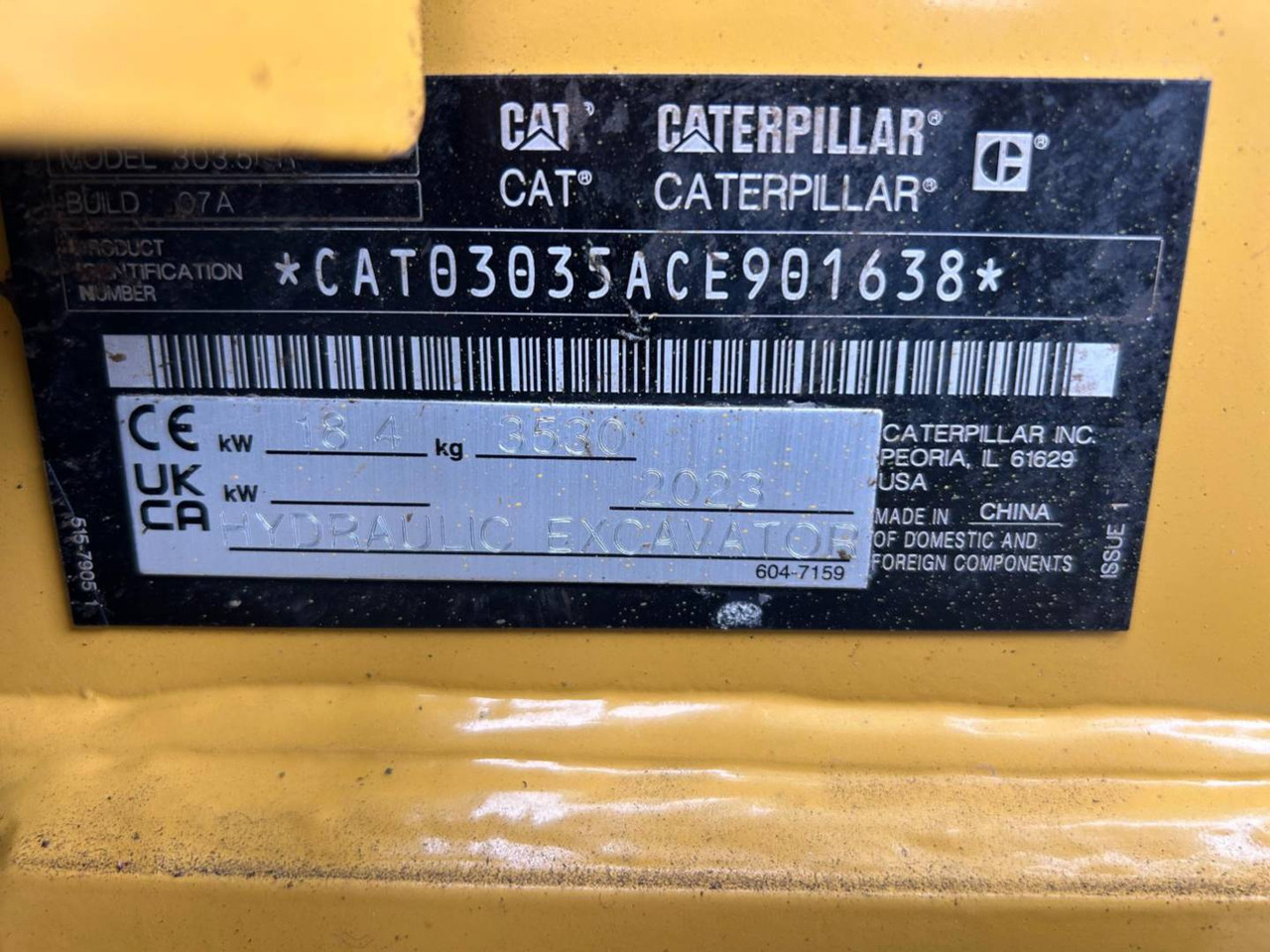 CAT 303.5 - Beltegraver: bilde 5 CAT 303.5 - Beltegraver: bilde 5