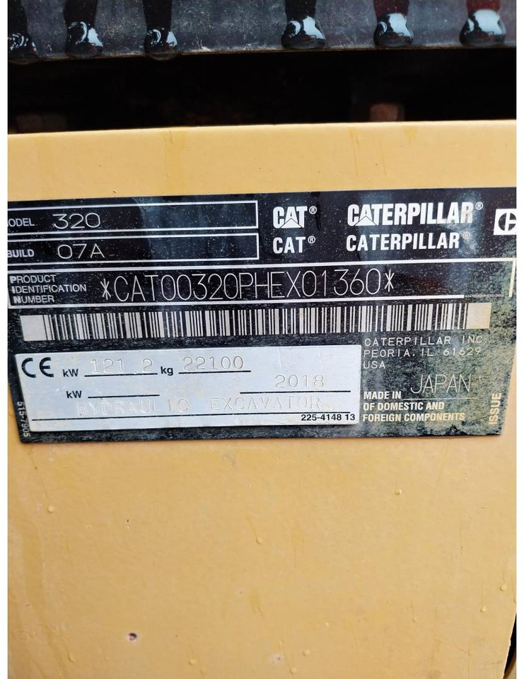 CAT 320 - Beltegraver: bilde 4 CAT 320 - Beltegraver: bilde 4