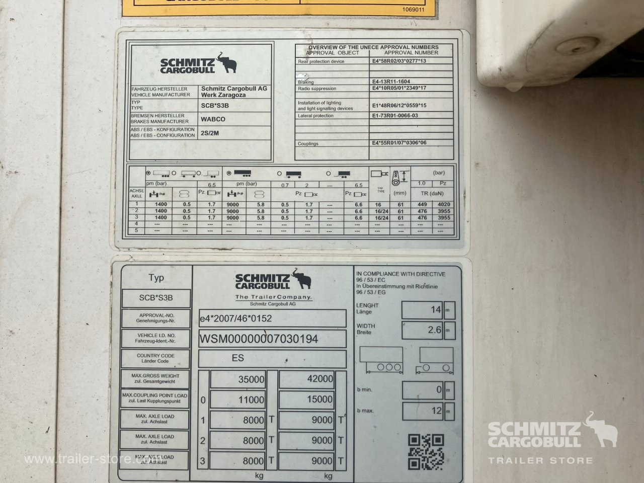 SCHMITZ Semiremolque Frigo Standard - Isotermisk semitrailer: bilde 3 SCHMITZ Semiremolque Frigo Standard - Isotermisk semitrailer: bilde 3