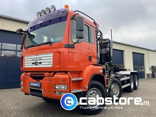 MAN TGA 41.440 8X4 BB Palfinger Epsilon Z-Kraan bouwjaar 2011 + NCH 30 Ton's Kabel-containersyteem - Handgeschakeld - Bouwjaar 2007 - Km 582.782 - Lastebil med kabelsystem, Kranbil: bilde 2 MAN TGA 41.440 8X4 BB Palfinger Epsilon Z-Kraan bouwjaar 2011 + NCH 30 Ton's Kabel-containersyteem - Handgeschakeld - Bouwjaar 2007 - Km 582.782 - Lastebil med kabelsystem, Kranbil: bilde 2