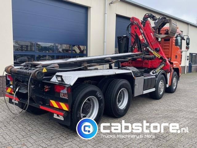 MAN TGA 41.440 8X4 BB Palfinger Epsilon Z-Kraan bouwjaar 2011 + NCH 30 Ton's Kabel-containersyteem - Handgeschakeld - Bouwjaar 2007 - Km 582.782 - Lastebil med kabelsystem, Kranbil: bilde 4 MAN TGA 41.440 8X4 BB Palfinger Epsilon Z-Kraan bouwjaar 2011 + NCH 30 Ton's Kabel-containersyteem - Handgeschakeld - Bouwjaar 2007 - Km 582.782 - Lastebil med kabelsystem, Kranbil: bilde 4