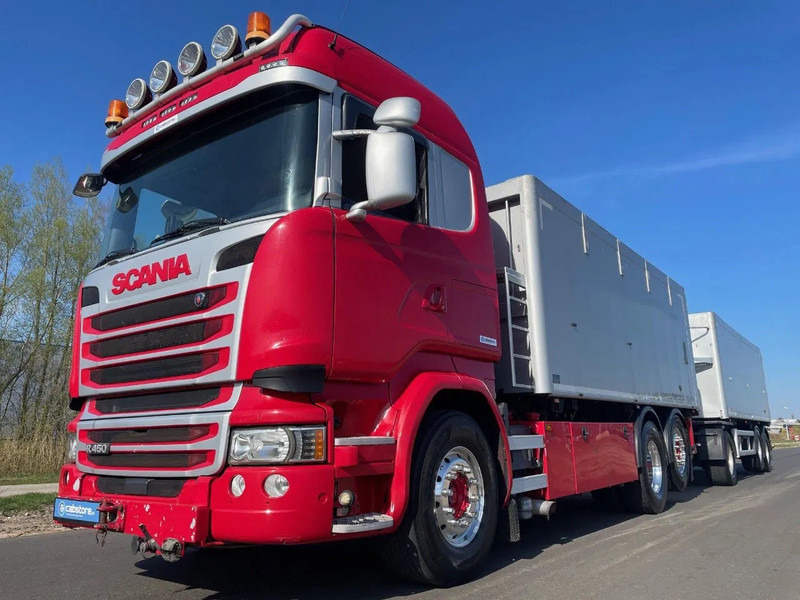Scania LB6X2*4HNB Euro 6 - Year 2016 - RETARDER - ALUMINIUM kipper + FLOOR kipper aanhangwagen - Good Condition !! - Tankbil: bilde 1 Scania LB6X2*4HNB Euro 6 - Year 2016 - RETARDER - ALUMINIUM kipper + FLOOR kipper aanhangwagen - Good Condition !! - Tankbil: bilde 1