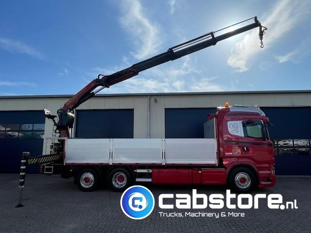 Scania R520 LB6X2*4HNB V8 Euro 6 - Bouwjaar 2013 - Highline - Opticruise - Open box + Palfinger PK 24001-K B Autolaadkraan - Good condition ! - Kranbil: bilde 3 Scania R520 LB6X2*4HNB V8 Euro 6 - Bouwjaar 2013 - Highline - Opticruise - Open box + Palfinger PK 24001-K B Autolaadkraan - Good condition ! - Kranbil: bilde 3
