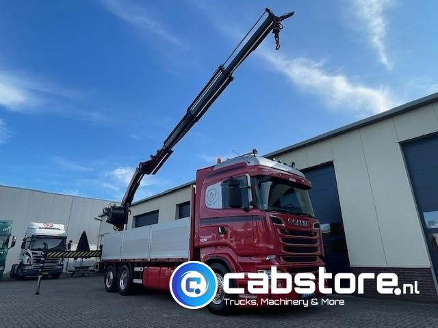 Scania R520 LB6X2*4HNB V8 Euro 6 - Bouwjaar 2013 - Highline - Opticruise - Open box + Palfinger PK 24001-K B Autolaadkraan - Good condition ! - Kranbil: bilde 1 Scania R520 LB6X2*4HNB V8 Euro 6 - Bouwjaar 2013 - Highline - Opticruise - Open box + Palfinger PK 24001-K B Autolaadkraan - Good condition ! - Kranbil: bilde 1