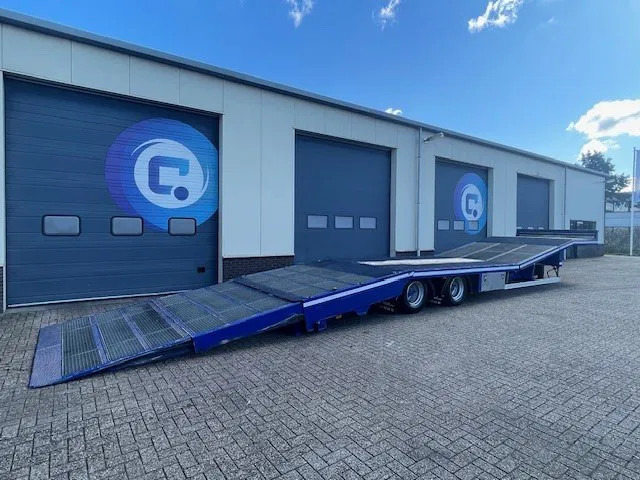 TURBO'S HOET SC22AA 2-assige oprij trailer - Machine transporter - Uitschuif ramp !! - Year 2017 - Good condition - - Transporter semitrailer: bilde 1 TURBO'S HOET SC22AA 2-assige oprij trailer - Machine transporter - Uitschuif ramp !! - Year 2017 - Good condition - - Transporter semitrailer: bilde 1