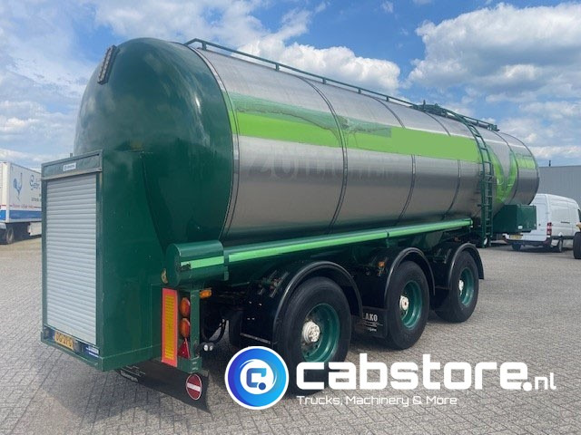 Lako T343 Tank-trailer LAKO T343 Tankoplegger RVS - Bouwjaar 2000 - SAF assen - Gestuurd - Laadvermogen 34.880 kg - Tankhenger: bilde 5 Lako T343 Tank-trailer LAKO T343 Tankoplegger RVS - Bouwjaar 2000 - SAF assen - Gestuurd - Laadvermogen 34.880 kg - Tankhenger: bilde 5