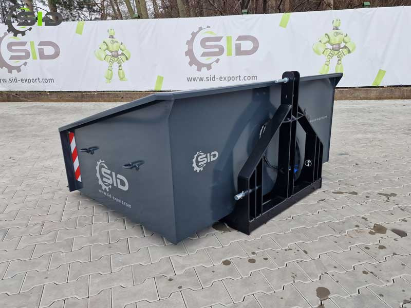 SID Kippmulde leicht Heckcontainer / Hydraulic transport box 1200 mm x 950 mm - Motvekt for Motvekt: bilde 4 SID Kippmulde leicht Heckcontainer / Hydraulic transport box 1200 mm x 950 mm - Motvekt for Motvekt: bilde 4