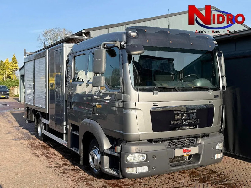 MAN TGL 8.180 EEV CrewCab I AC I Crane I Winch I Power elektric install - Skapbil, Kranbil: bilde 1 MAN TGL 8.180 EEV CrewCab I AC I Crane I Winch I Power elektric install - Skapbil, Kranbil: bilde 1