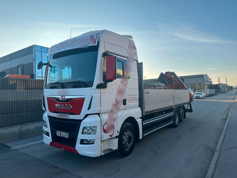 MAN TGX 26.440 - Planbil, Kranbil: bilde 2 MAN TGX 26.440 - Planbil, Kranbil: bilde 2