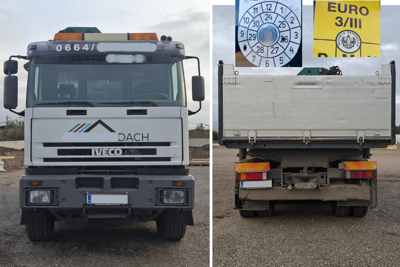 IVECO 480 EUROTRAKKER 8x4/TÜV/Palfinger PK 44002 G/MEILLER - Tippbil, Kranbil: bilde 3 IVECO 480 EUROTRAKKER 8x4/TÜV/Palfinger PK 44002 G/MEILLER - Tippbil, Kranbil: bilde 3