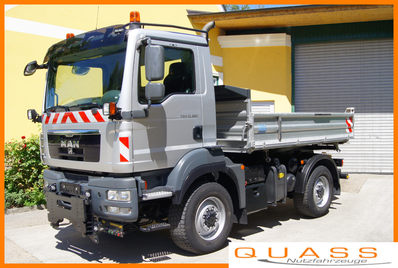 MAN TGM 13.290/4x4/TÜV/Euro 5/einzelbereift/Winterdienst/MEILLER - Tippbil: bilde 1 MAN TGM 13.290/4x4/TÜV/Euro 5/einzelbereift/Winterdienst/MEILLER - Tippbil: bilde 1
