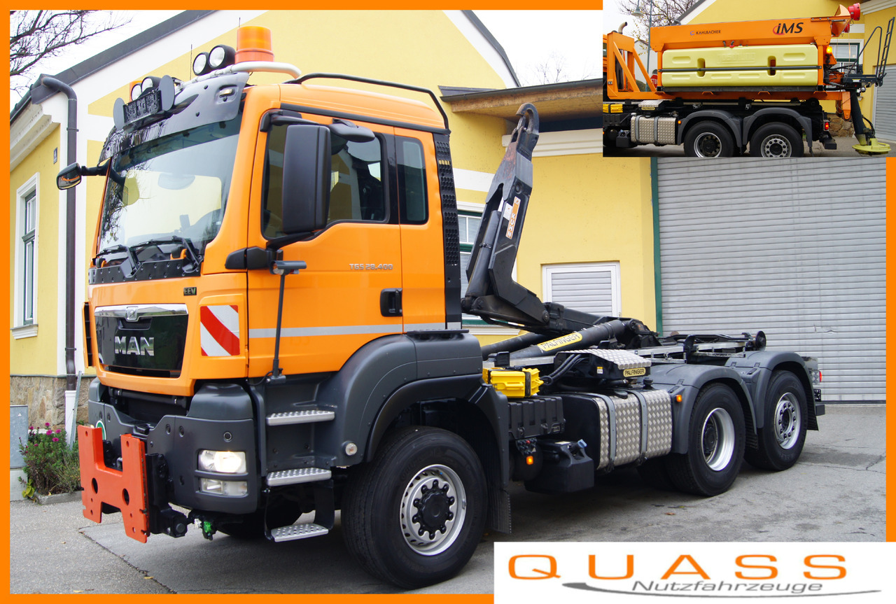 MAN TGS 28.400 BL 6x4-4/TÜV/PALIFT/Winterdienst/Salzstreuer/Streuer/Schneepflug - Krokbil: bilde 1 MAN TGS 28.400 BL 6x4-4/TÜV/PALIFT/Winterdienst/Salzstreuer/Streuer/Schneepflug - Krokbil: bilde 1