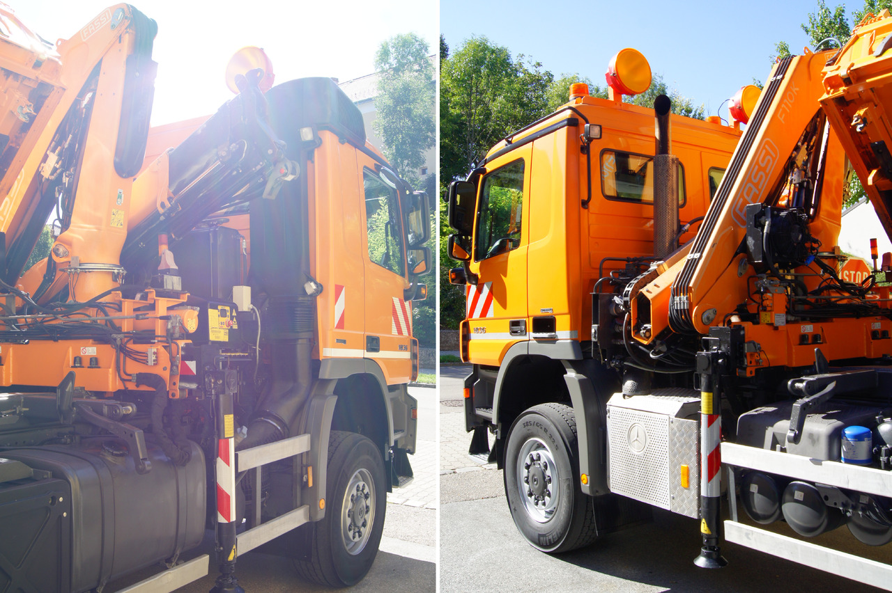 MERCEDES-BENZ ACTROS 1836 /4x4/TÜV/FASSI 110/MEILLER/Wechselsystem/Winterdienst - Kranbil: bilde 5 MERCEDES-BENZ ACTROS 1836 /4x4/TÜV/FASSI 110/MEILLER/Wechselsystem/Winterdienst - Kranbil: bilde 5
