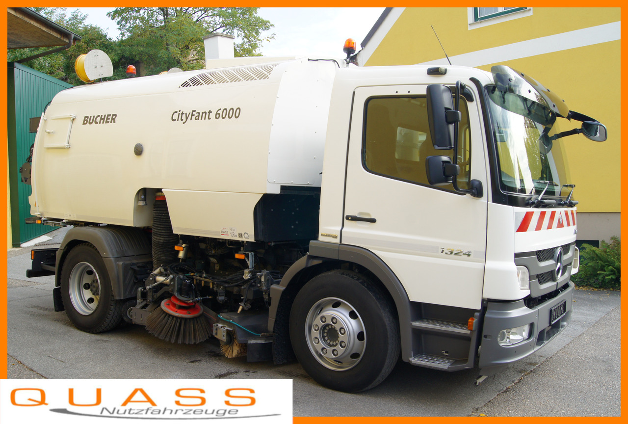 MERCEDES-BENZ ATEGO 1324 / BUCHER CityFant 6000 TWIN, beidseitig + Heck, Aufbaumotor - Feiebil: bilde 1 MERCEDES-BENZ ATEGO 1324 / BUCHER CityFant 6000 TWIN, beidseitig + Heck, Aufbaumotor - Feiebil: bilde 1
