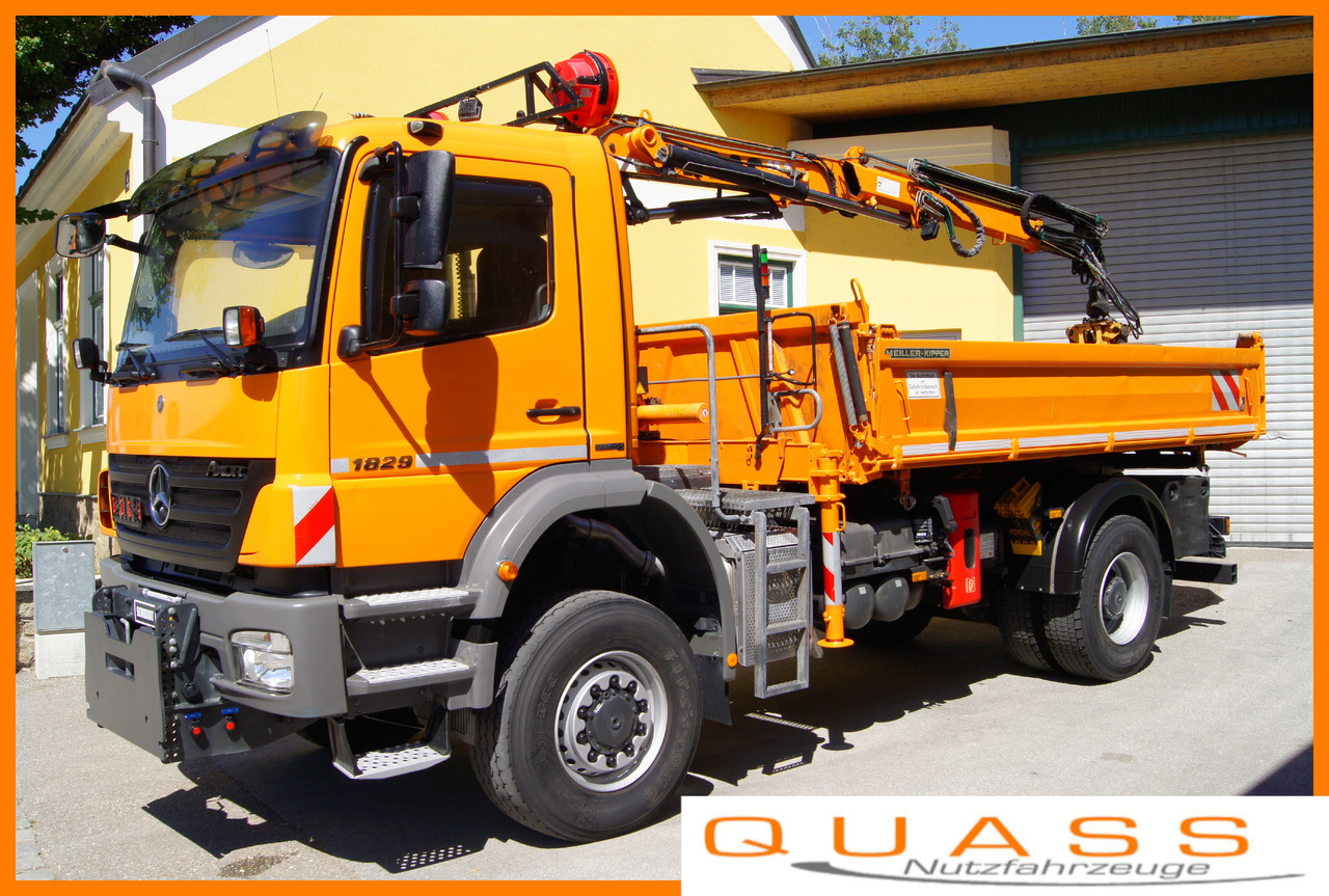 MERCEDES-BENZ AXOR 1829 4x4/EURO 5/ATLAS 65.2/MEILLER/Winterdienst - Brøytebil: bilde 1 MERCEDES-BENZ AXOR 1829 4x4/EURO 5/ATLAS 65.2/MEILLER/Winterdienst - Brøytebil: bilde 1