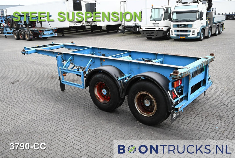 KOHLER CS 20/2 CHASSIS | 20ft * STEEL SUSPENSION * SAF / DRUM * 6x AVAILABLE - Container-transport/ Vekselflak semitrailer: bilde 2 KOHLER CS 20/2 CHASSIS | 20ft * STEEL SUSPENSION * SAF / DRUM * 6x AVAILABLE - Container-transport/ Vekselflak semitrailer: bilde 2