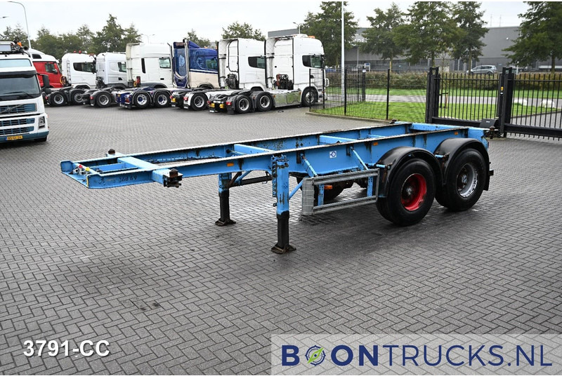 KOHLER CS 20/2 CHASSIS | 20ft * STEEL SUSPENSION * SAF / DRUM * 6x AVAILABLE - Container-transport/ Vekselflak semitrailer: bilde 5 KOHLER CS 20/2 CHASSIS | 20ft * STEEL SUSPENSION * SAF / DRUM * 6x AVAILABLE - Container-transport/ Vekselflak semitrailer: bilde 5