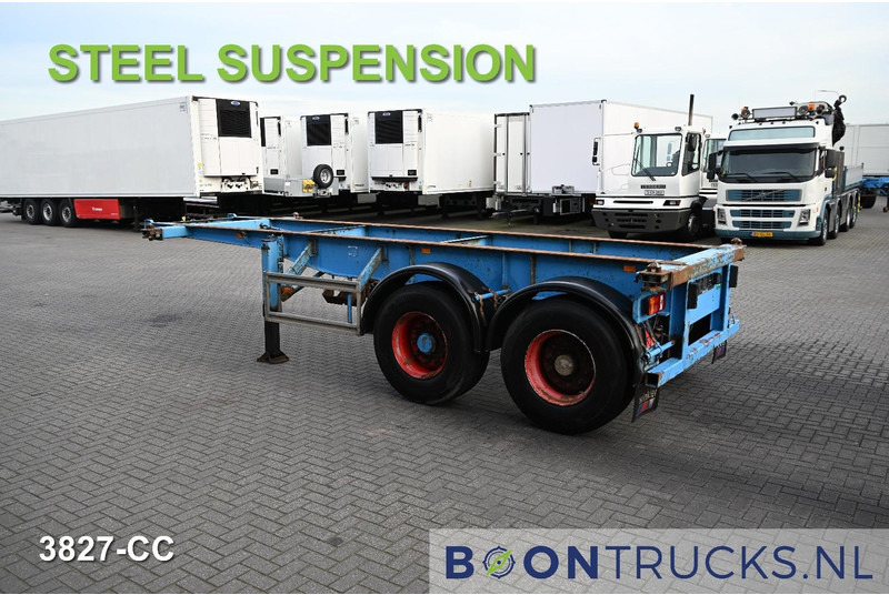 KOHLER CS 20/2 CHASSIS | 20ft * STEEL SUSPENSION * SAF / DRUM * 9x AVAILABLE - Container-transport/ Vekselflak semitrailer: bilde 2 KOHLER CS 20/2 CHASSIS | 20ft * STEEL SUSPENSION * SAF / DRUM * 9x AVAILABLE - Container-transport/ Vekselflak semitrailer: bilde 2