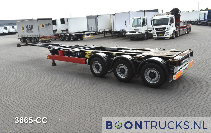 Krone SD BOX LINER | 2x20-40-45ft HC * LIFT AXLE * BPW/DISC * EXTENDABLE REAR * 10x AVAILABLE - Container-transport/ Vekselflak semitrailer: bilde 3 Krone SD BOX LINER | 2x20-40-45ft HC * LIFT AXLE * BPW/DISC * EXTENDABLE REAR * 10x AVAILABLE - Container-transport/ Vekselflak semitrailer: bilde 3