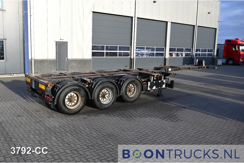 Pacton T3-010 2x20-30-40-45ft HC * 2x EXTENDABLE * 1x LIFT AXLE * NL TRAILER - Container-transport/ Vekselflak semitrailer: bilde 1 Pacton T3-010 2x20-30-40-45ft HC * 2x EXTENDABLE * 1x LIFT AXLE * NL TRAILER - Container-transport/ Vekselflak semitrailer: bilde 1