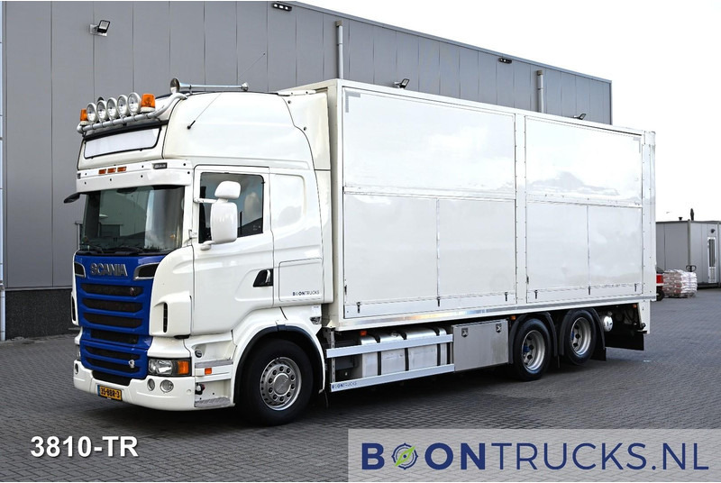 Scania R500 V8 6x2 | EURO5 * FULL AIR * RETARDER * POULTRY * NL TRUCK * APK 05-2026 - Dyretransport lastebil: bilde 1 Scania R500 V8 6x2 | EURO5 * FULL AIR * RETARDER * POULTRY * NL TRUCK * APK 05-2026 - Dyretransport lastebil: bilde 1