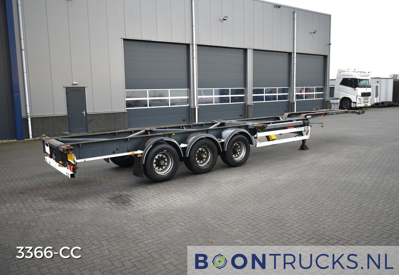 Van Hool 3B2015 FIXED CHASSIS | 2x20-40ft HC * 4600 Kg * NL TRAILER - Container-transport/ Vekselflak semitrailer: bilde 1 Van Hool 3B2015 FIXED CHASSIS | 2x20-40ft HC * 4600 Kg * NL TRAILER - Container-transport/ Vekselflak semitrailer: bilde 1