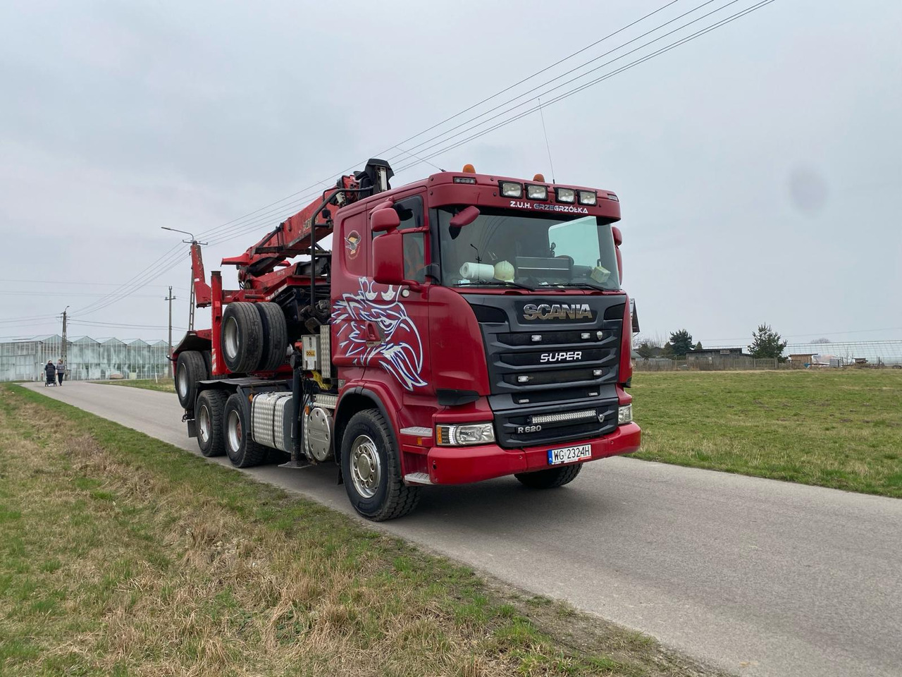 SCANIA R620 - Tømmerbil, Kranbil: bilde 5 SCANIA R620 - Tømmerbil, Kranbil: bilde 5