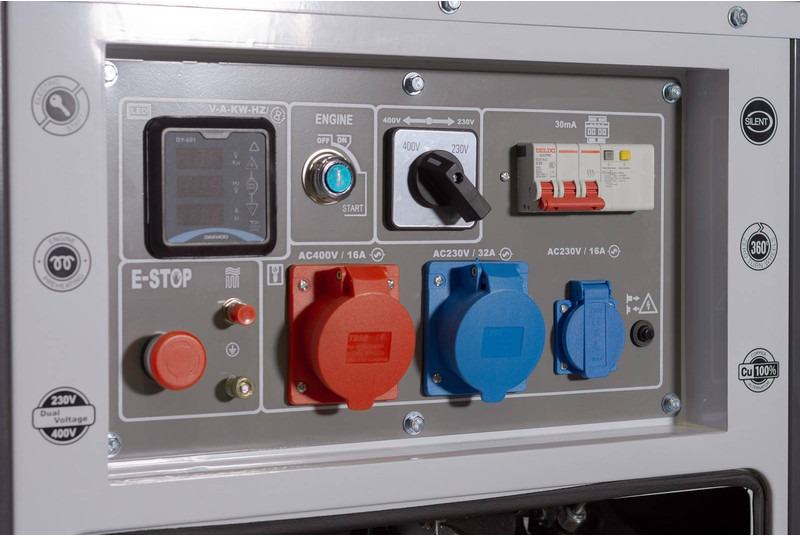 Ny Elektrisk generator Daewoo DDAE10500DSE-3G: bilde 13