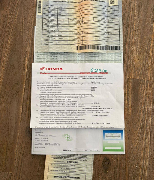 Motorsykkel Honda CRF 500 R: bilde 20