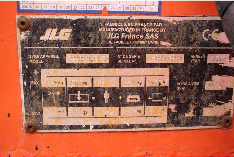 Lift JLG Toucan_1010: bilde 18