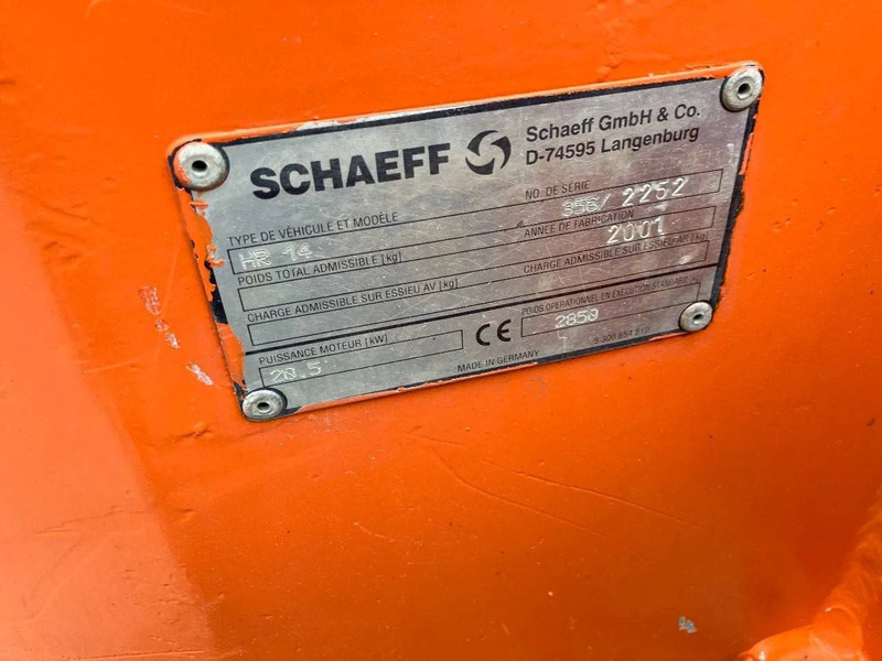 Schaeff HR 14 - Minigraver: bilde 2 Schaeff HR 14 - Minigraver: bilde 2