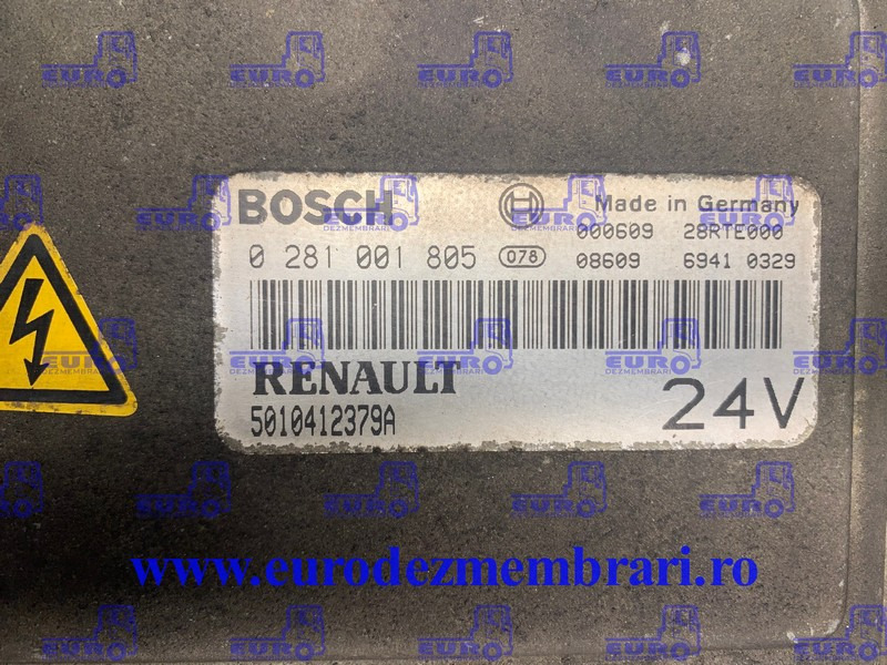 CALCULATOR MOTOR RENAULT 5010412379 - Styreenhet for Lastebil: bilde 2 CALCULATOR MOTOR RENAULT 5010412379 - Styreenhet for Lastebil: bilde 2