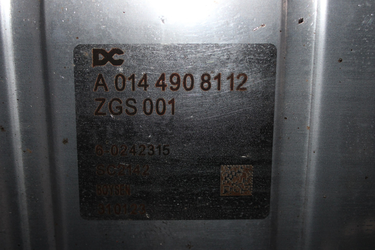 CATALIZATOR MERCEDES ACTROS MP5 A0144908112 - Katalysator for Lastebil: bilde 4 CATALIZATOR MERCEDES ACTROS MP5 A0144908112 - Katalysator for Lastebil: bilde 4