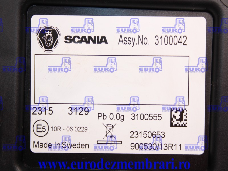 CEAS BORD SCANIA SUPER 3165898, 3139221, 3111299, 3086788, 3069731, 3029711, 2994191, 2943791, 2914824, 2863485, 2870417, 2801311, 2868366, 2839600, 2797228, 2797424, 2717225, 2709872, 2621910, 256676 - Instrumentpanel for Lastebil: bilde 3 CEAS BORD SCANIA SUPER 3165898, 3139221, 3111299, 3086788, 3069731, 3029711, 2994191, 2943791, 2914824, 2863485, 2870417, 2801311, 2868366, 2839600, 2797228, 2797424, 2717225, 2709872, 2621910, 256676 - Instrumentpanel for Lastebil: bilde 3