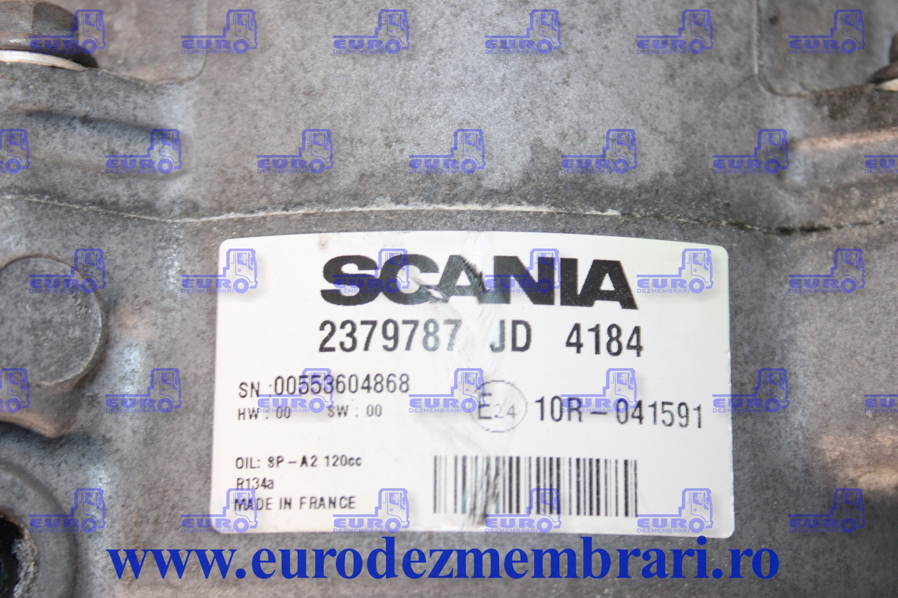 COMPRESOR CLIMA STATIONARE SCANIA 2379787 - A/C kompressor for Lastebil: bilde 2 COMPRESOR CLIMA STATIONARE SCANIA 2379787 - A/C kompressor for Lastebil: bilde 2