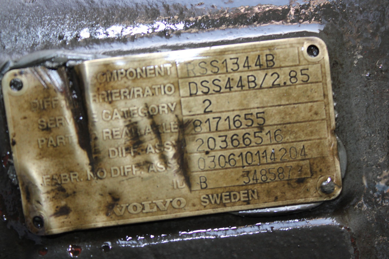 DIFERENTIAL VOLVO RSS1344B R=2,85 20366516 - Differensial for Lastebil: bilde 3 DIFERENTIAL VOLVO RSS1344B R=2,85 20366516 - Differensial for Lastebil: bilde 3