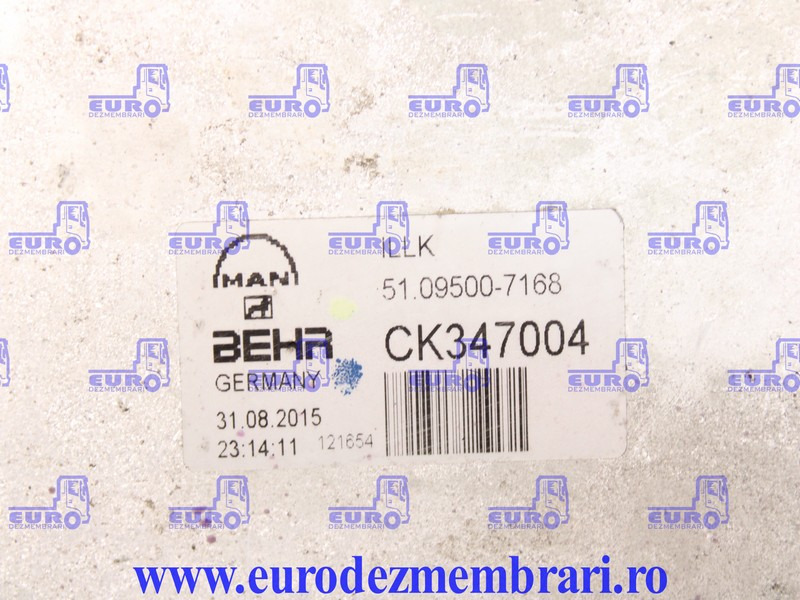 RADIATOR INTERCOOLER MAN D26 51.09500.7168, 51.09500.7196, 51.09500.7160, 51.09500.7151, 51.09500.7147 - Intercooler for Lastebil: bilde 2 RADIATOR INTERCOOLER MAN D26 51.09500.7168, 51.09500.7196, 51.09500.7160, 51.09500.7151, 51.09500.7147 - Intercooler for Lastebil: bilde 2
