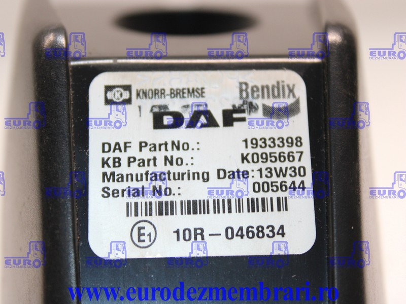 SENZOR RADAR DAF XF106 1933398, K095667 - Sensor for Lastebil: bilde 4 SENZOR RADAR DAF XF106 1933398, K095667 - Sensor for Lastebil: bilde 4