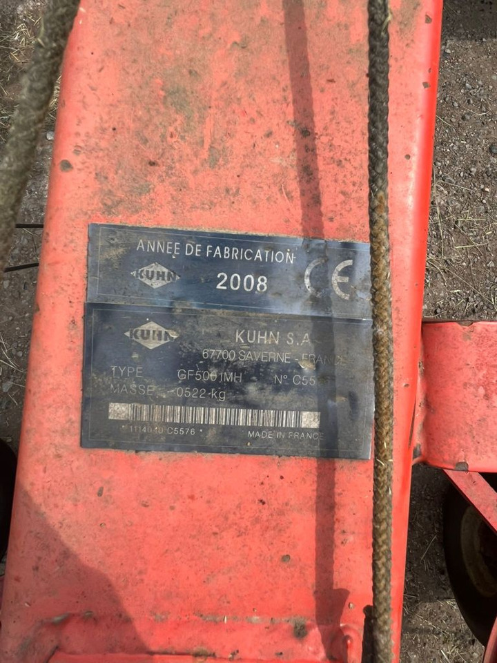 Kuhn GF5001MH - Høyvender: bilde 3 Kuhn GF5001MH - Høyvender: bilde 3