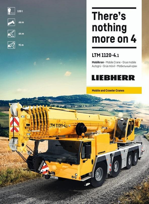 Liebherr LTM 1120-4.1 (21 - 090 556) - hydr. DKS - Mobilkran: bilde 1 Liebherr LTM 1120-4.1 (21 - 090 556) - hydr. DKS - Mobilkran: bilde 1