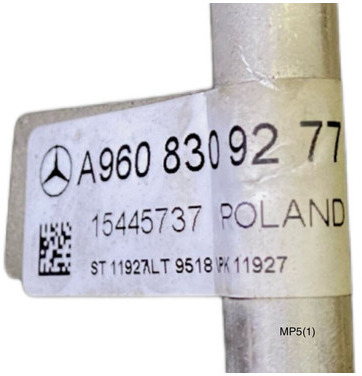 Mercedes-Benz MP5 - A/C del: bilde 2 Mercedes-Benz MP5 - A/C del: bilde 2