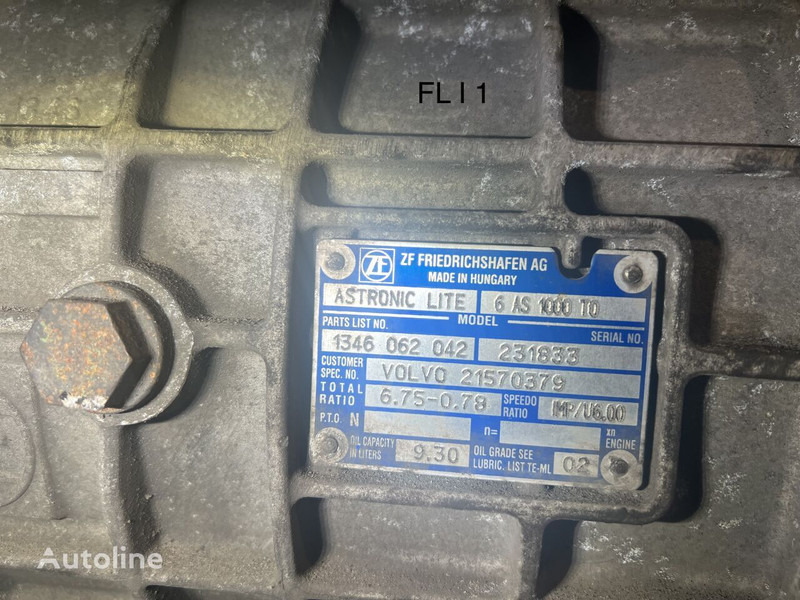 Volvo ASTRONIC LITE 6.75-0.78 - Girkasse: bilde 5 Volvo ASTRONIC LITE 6.75-0.78 - Girkasse: bilde 5